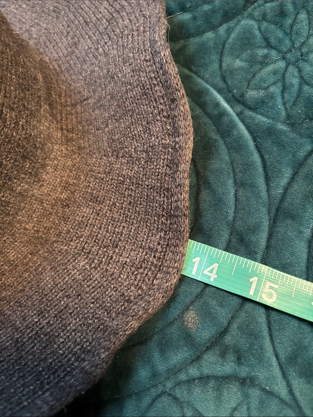 Pointed Knit Witch Hat in Charcoal Gray - Picture 4 of 7